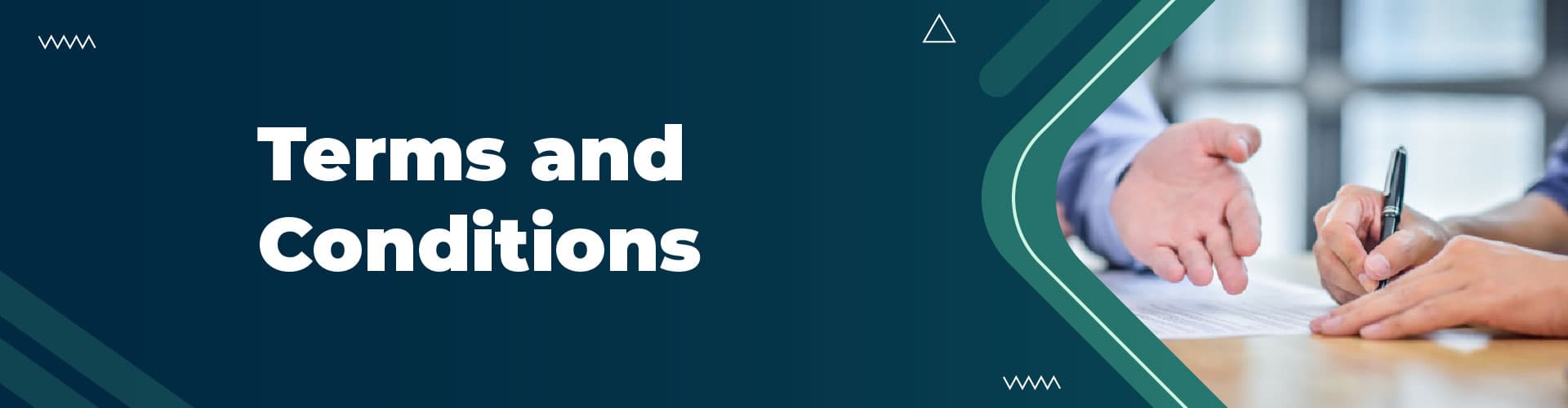 Terms & Conditions Banner